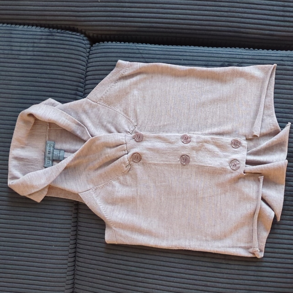 Lulu Bravo Button Front Vest - Size L